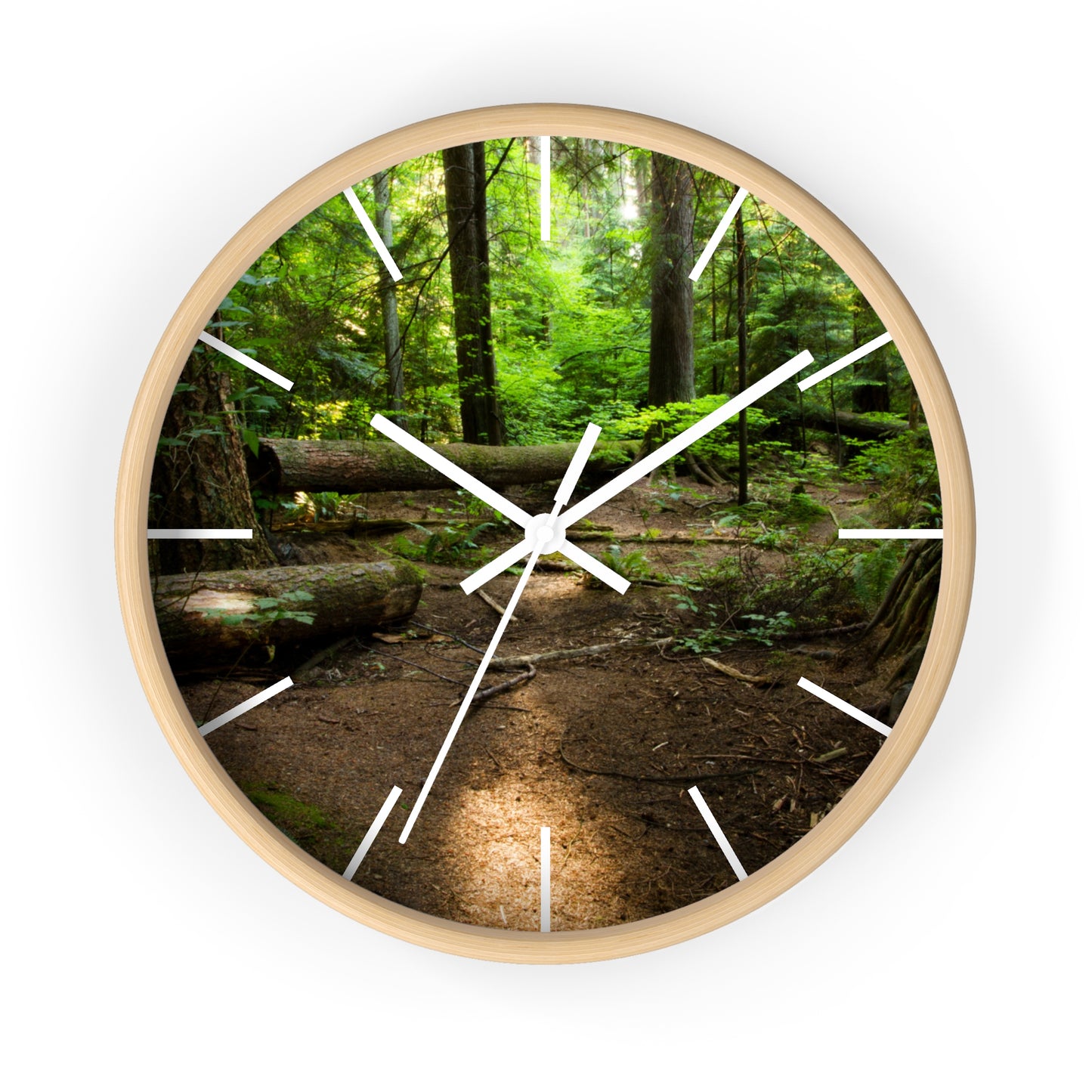 "Fallen Tree" Wall Clock