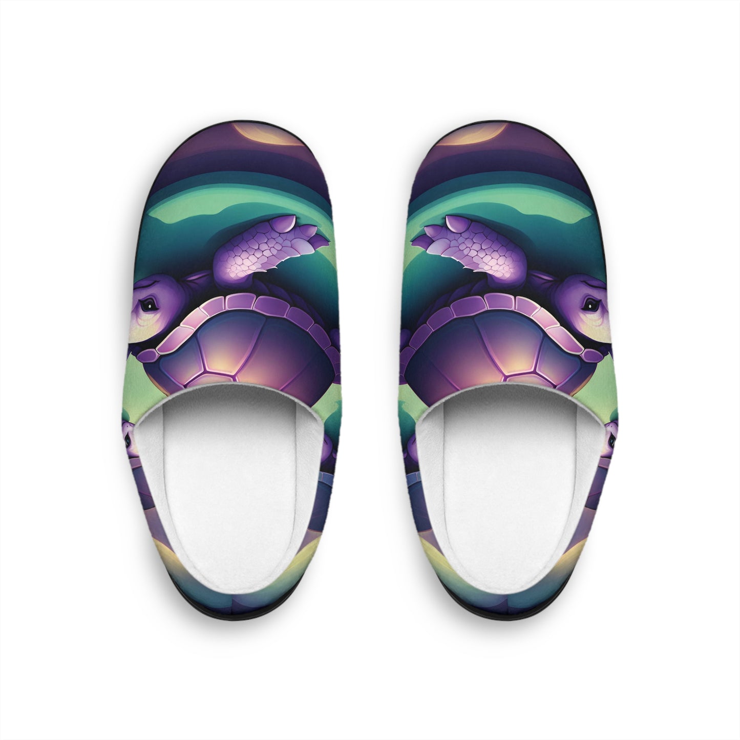 "Purple Turtle" Women's Indoor Slippers