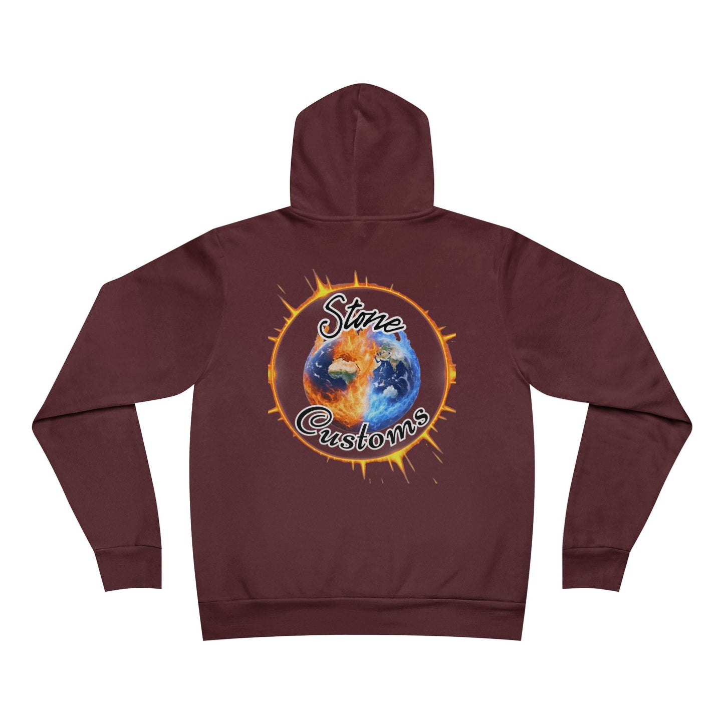 Unisex retro art Hoodie - “I'm Extremely Unstable Run” with “Stone Customs” logo on back