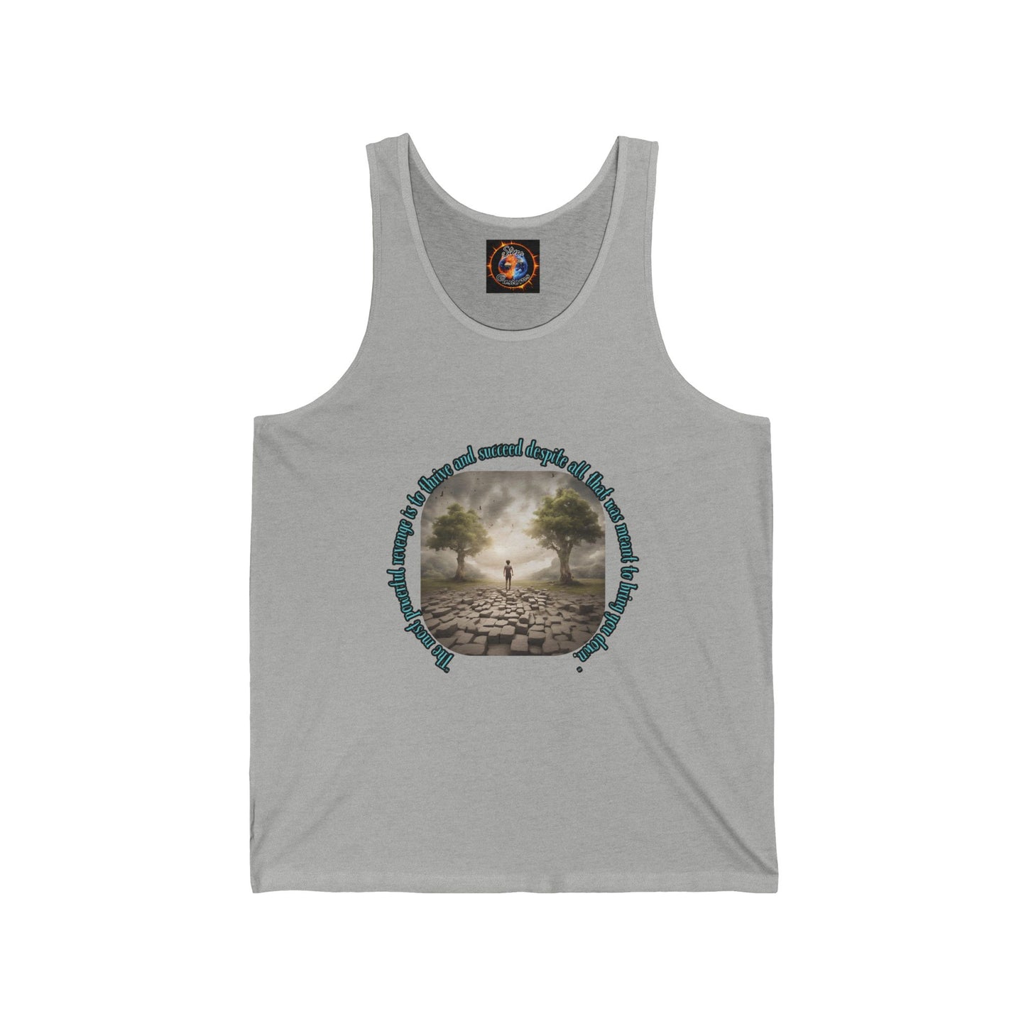 "The Best Revenge" Unisex Jersey Tank