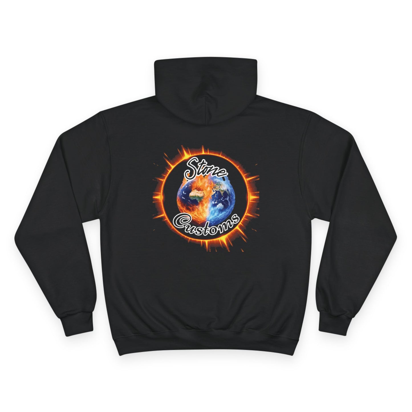 Fun & Unique Champion Hoodie - "I'm Extremely Unstable! Run!!" with “Stone Customs” Logo on back