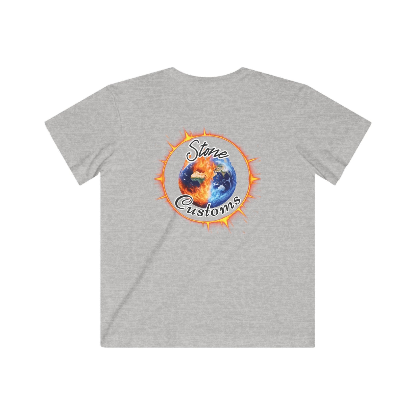 "Stone Customs" Logo on Back Kids Fine Jersey Tee