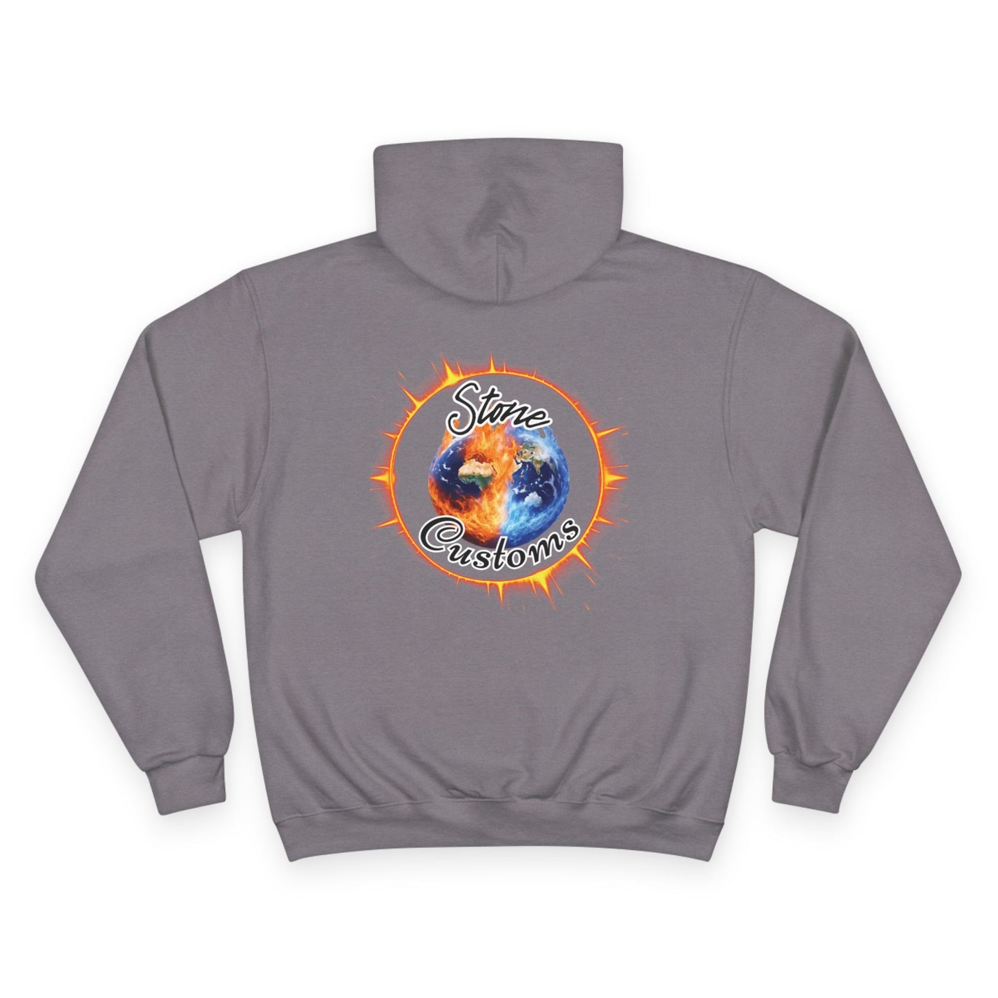 Fun & Unique Champion Hoodie - "I'm Extremely Unstable! Run!!" with “Stone Customs” Logo on back