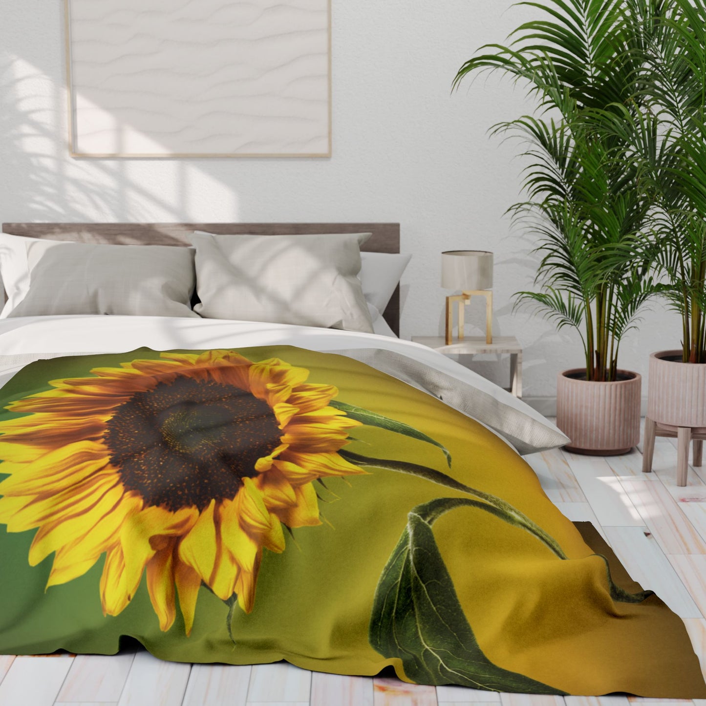 "Sunflower" Arctic Fleece Blanket