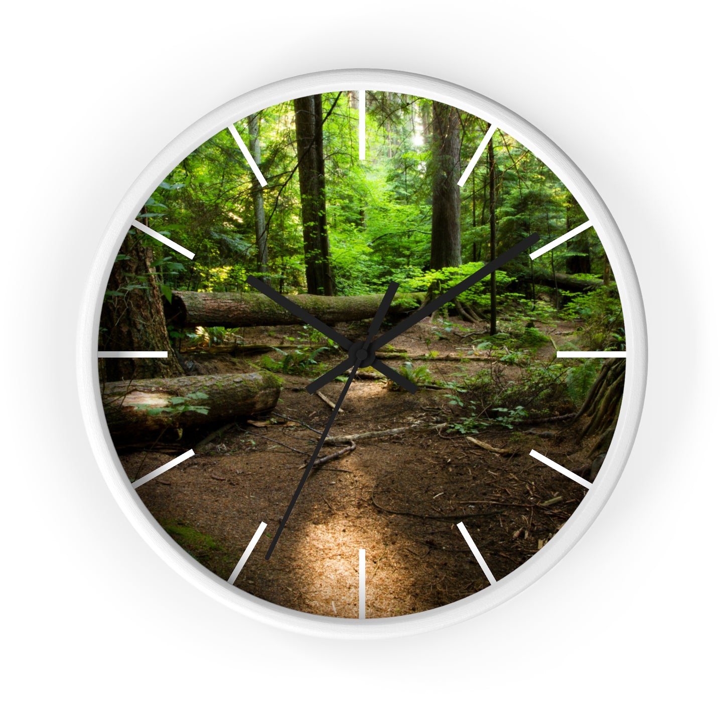 "Fallen Tree" Wall Clock