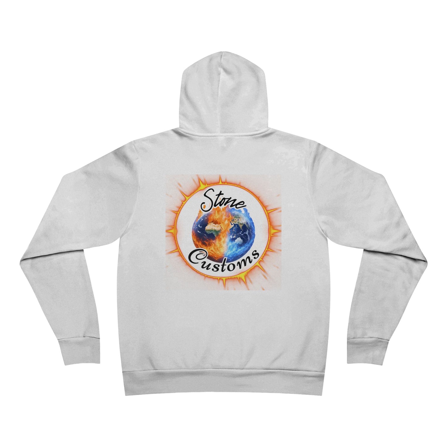 Unisex retro art Hoodie - “I'm Extremely Unstable Run” with “Stone Customs” logo on back
