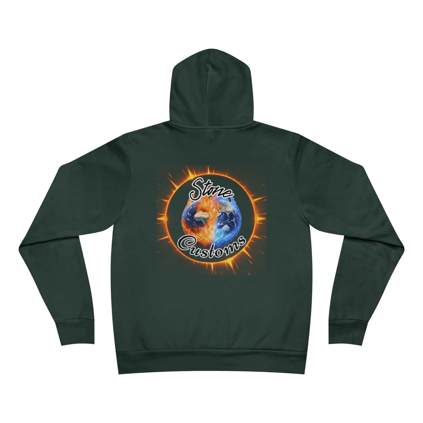 Unisex retro art Hoodie - “I'm Extremely Unstable Run” with “Stone Customs” logo on back