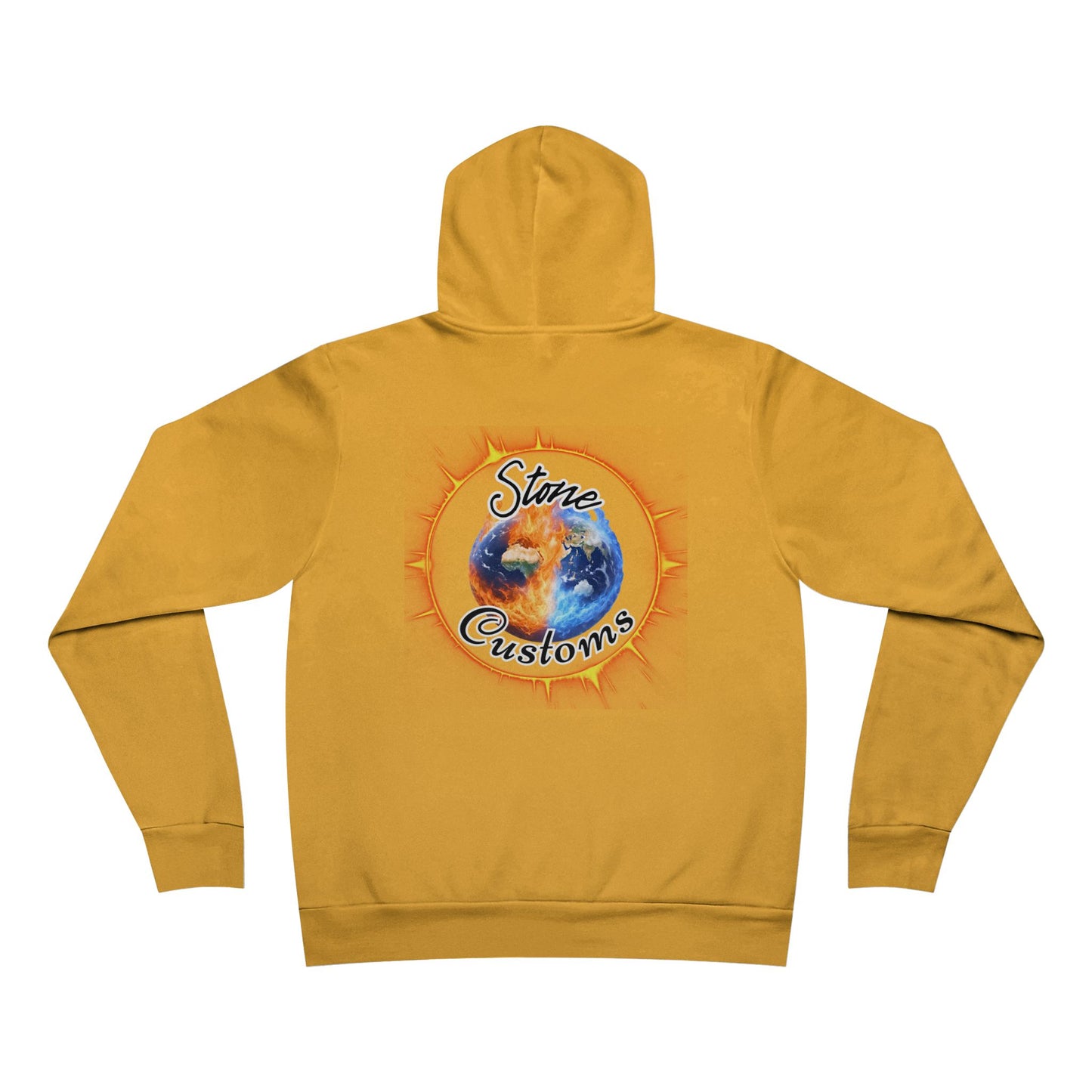 Unisex retro art Hoodie - “I'm Extremely Unstable Run” with “Stone Customs” logo on back