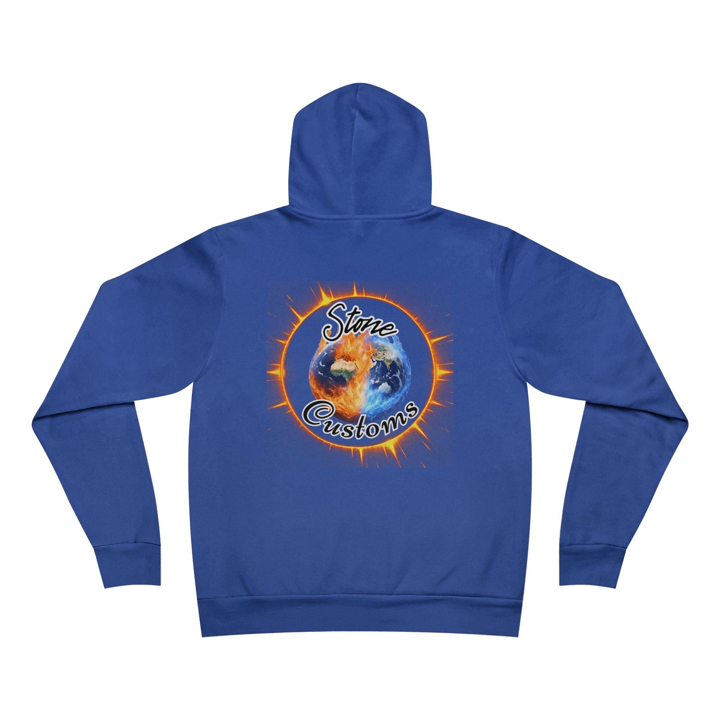 Unisex retro art Hoodie - “I'm Extremely Unstable Run” with “Stone Customs” logo on back
