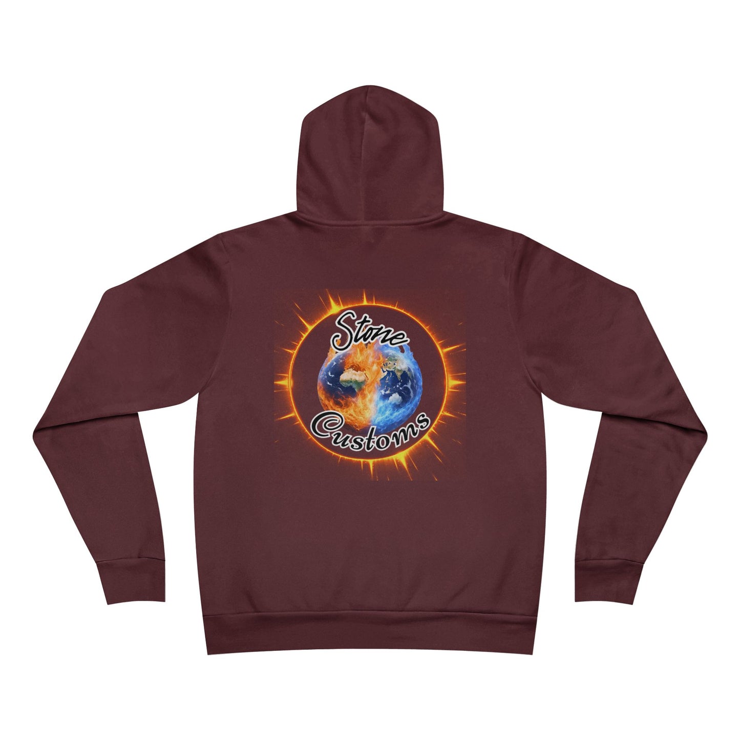 Unisex retro art Hoodie - “I'm Extremely Unstable Run” with “Stone Customs” logo on back