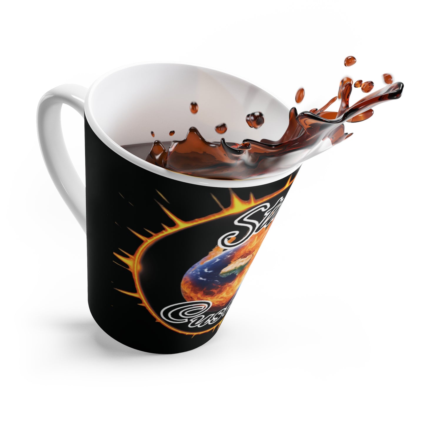Latte Mug (Stone Customs Logo)