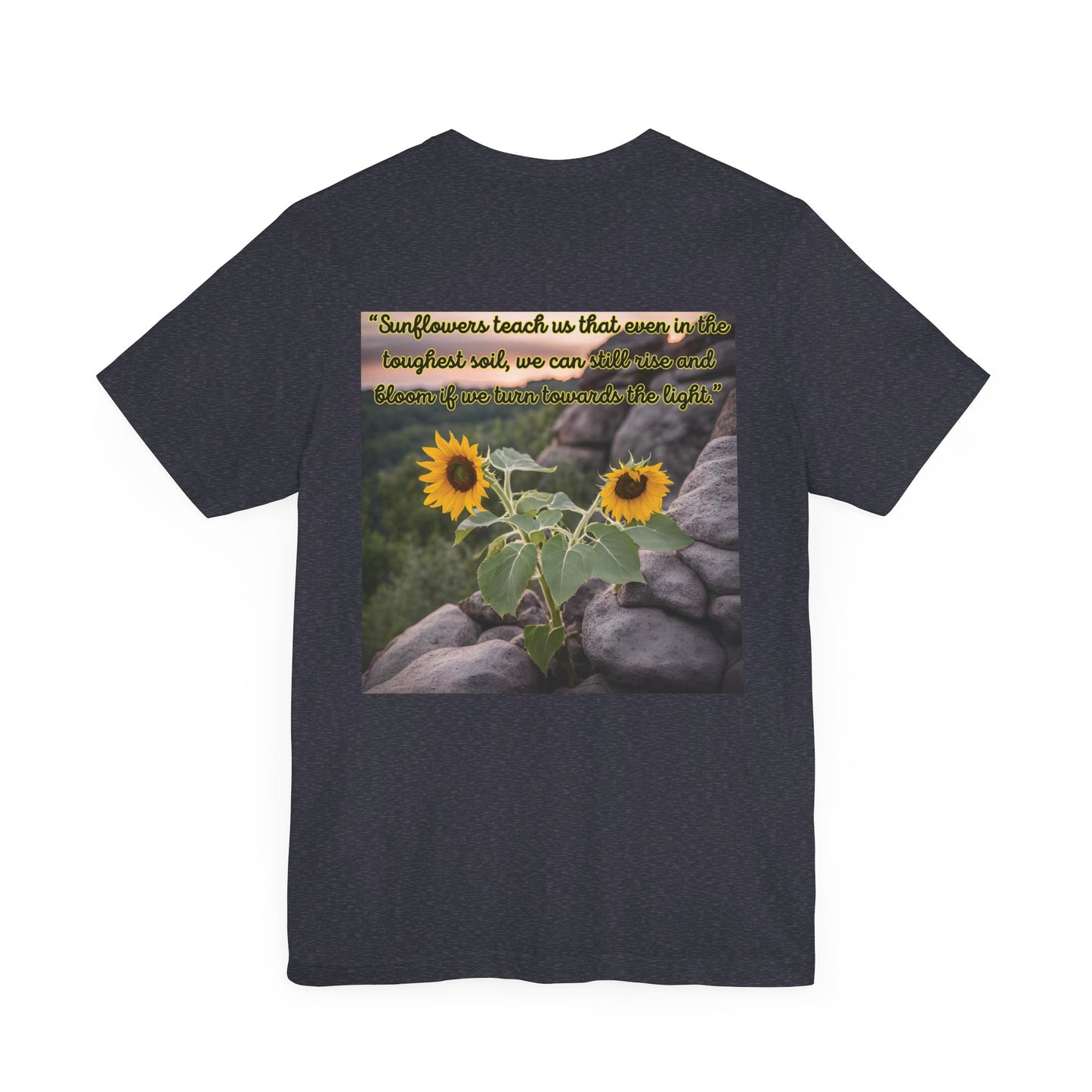 "Sunflower - Rise" Unisex Jersey Short Sleeve Tee 3
