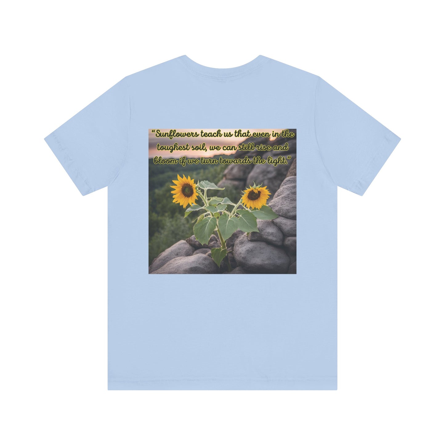 "Sunflower - Rise" Unisex Jersey Short Sleeve Tee 2