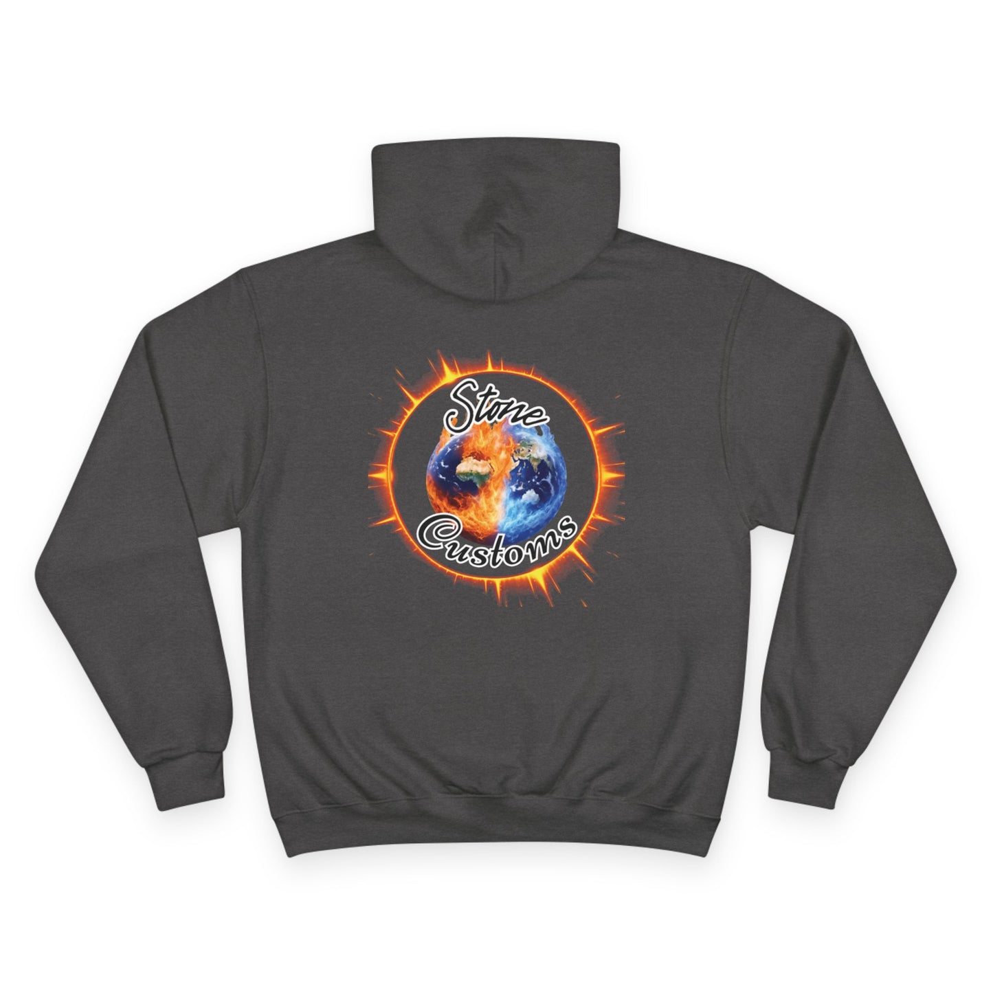 Fun & Unique Champion Hoodie - "I'm Extremely Unstable! Run!!" with “Stone Customs” Logo on back
