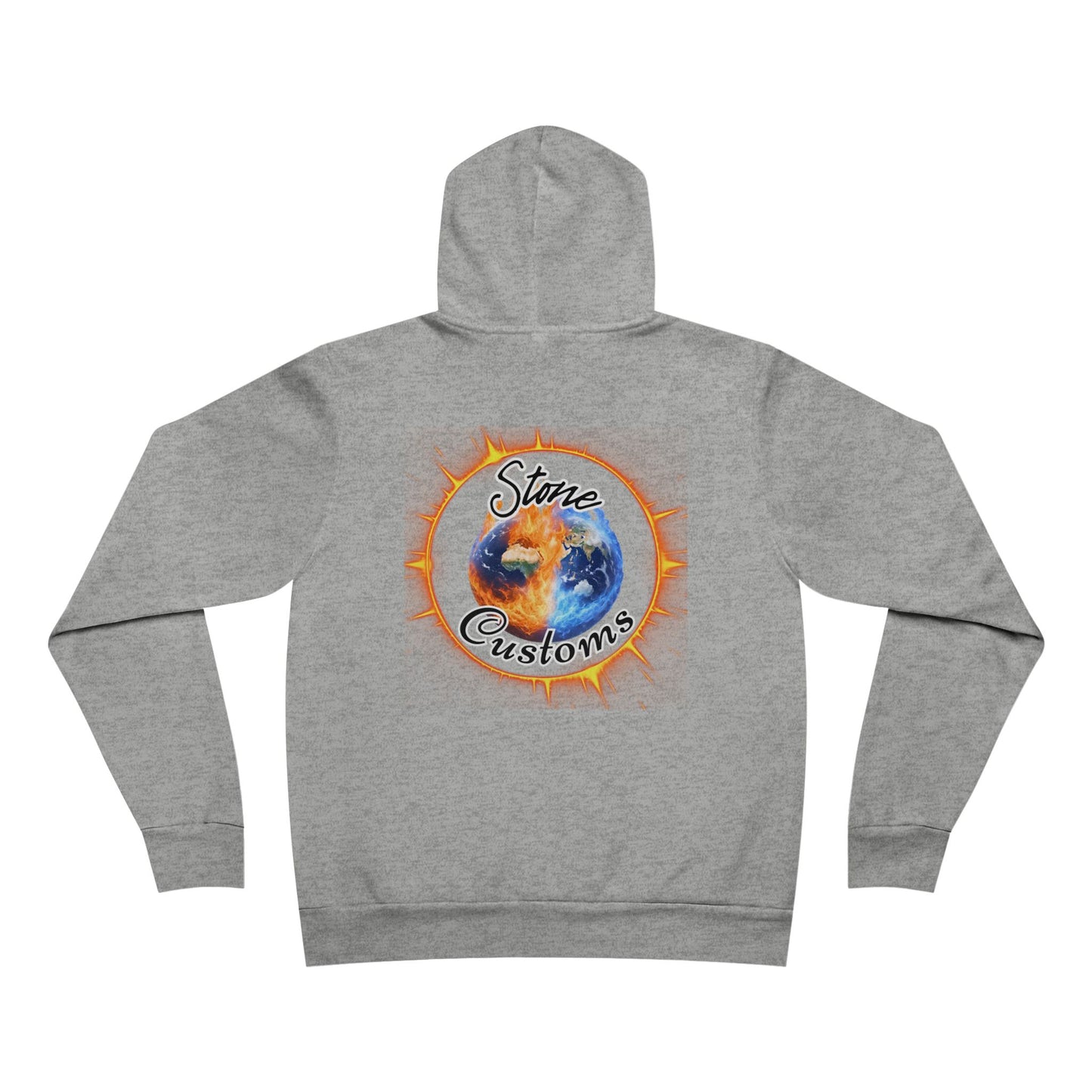 Unisex retro art Hoodie - “I'm Extremely Unstable Run” with “Stone Customs” logo on back