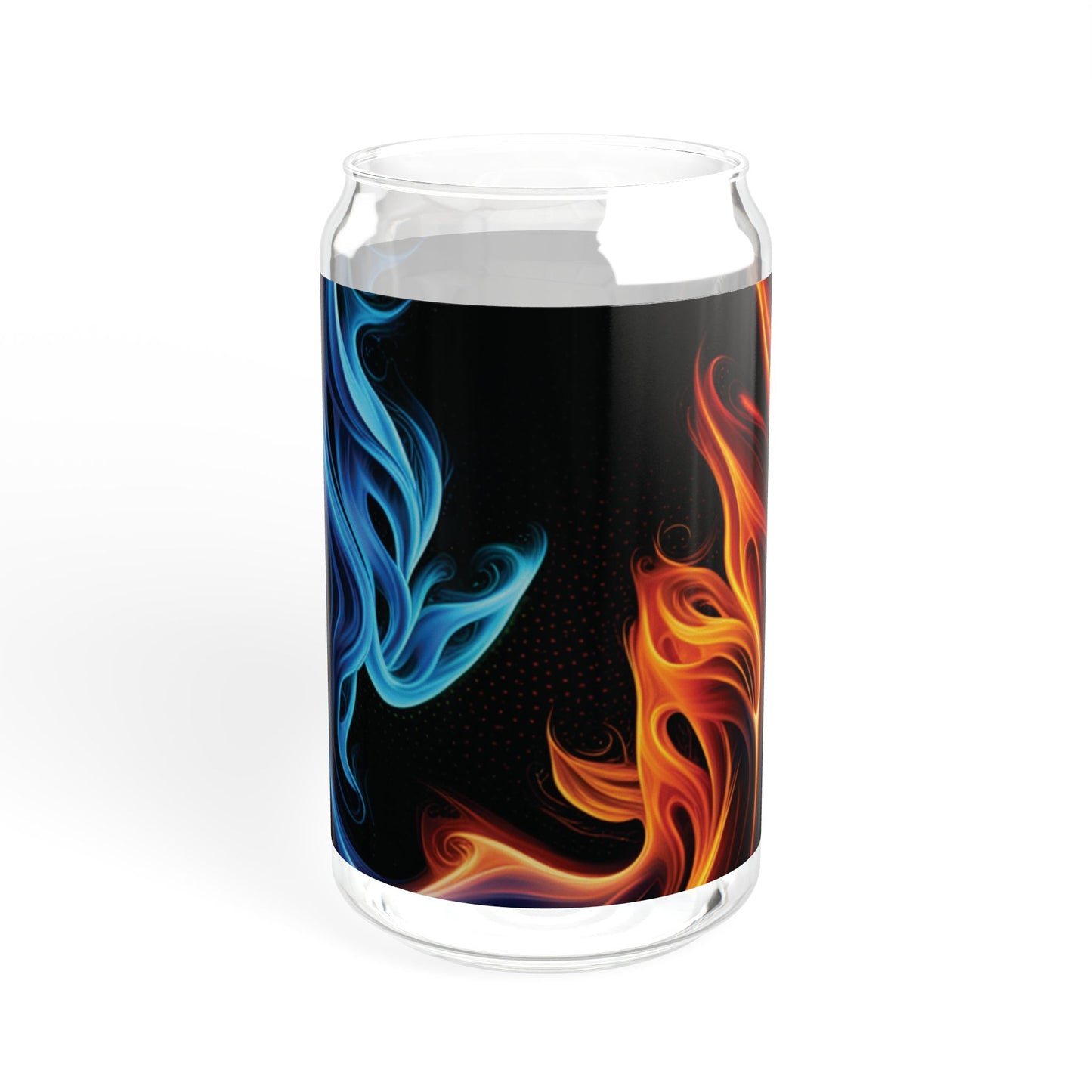 "Dancing Flames" Sipper Glass, 16oz