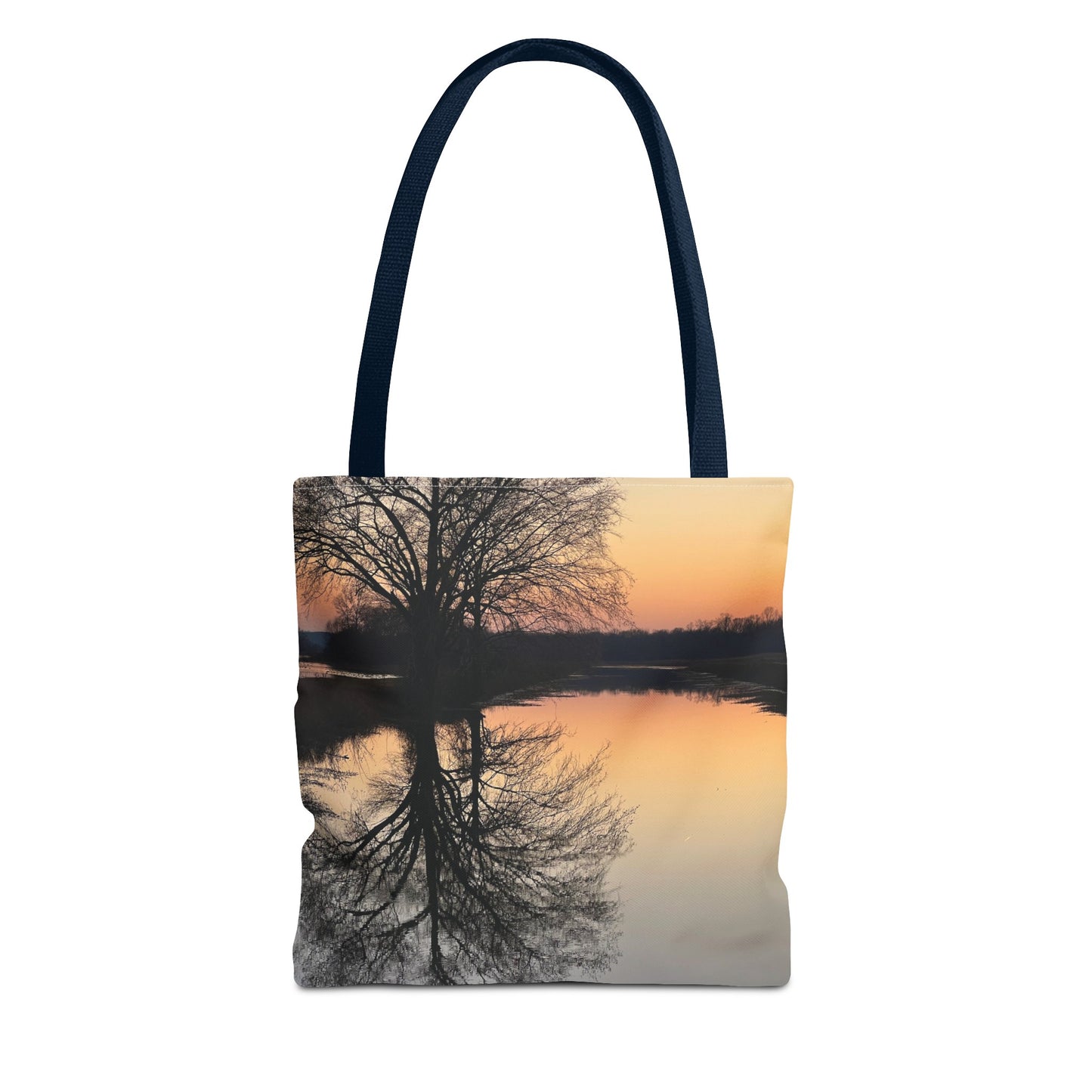 “Reflection At Sunset” Tote Bag (AOP)