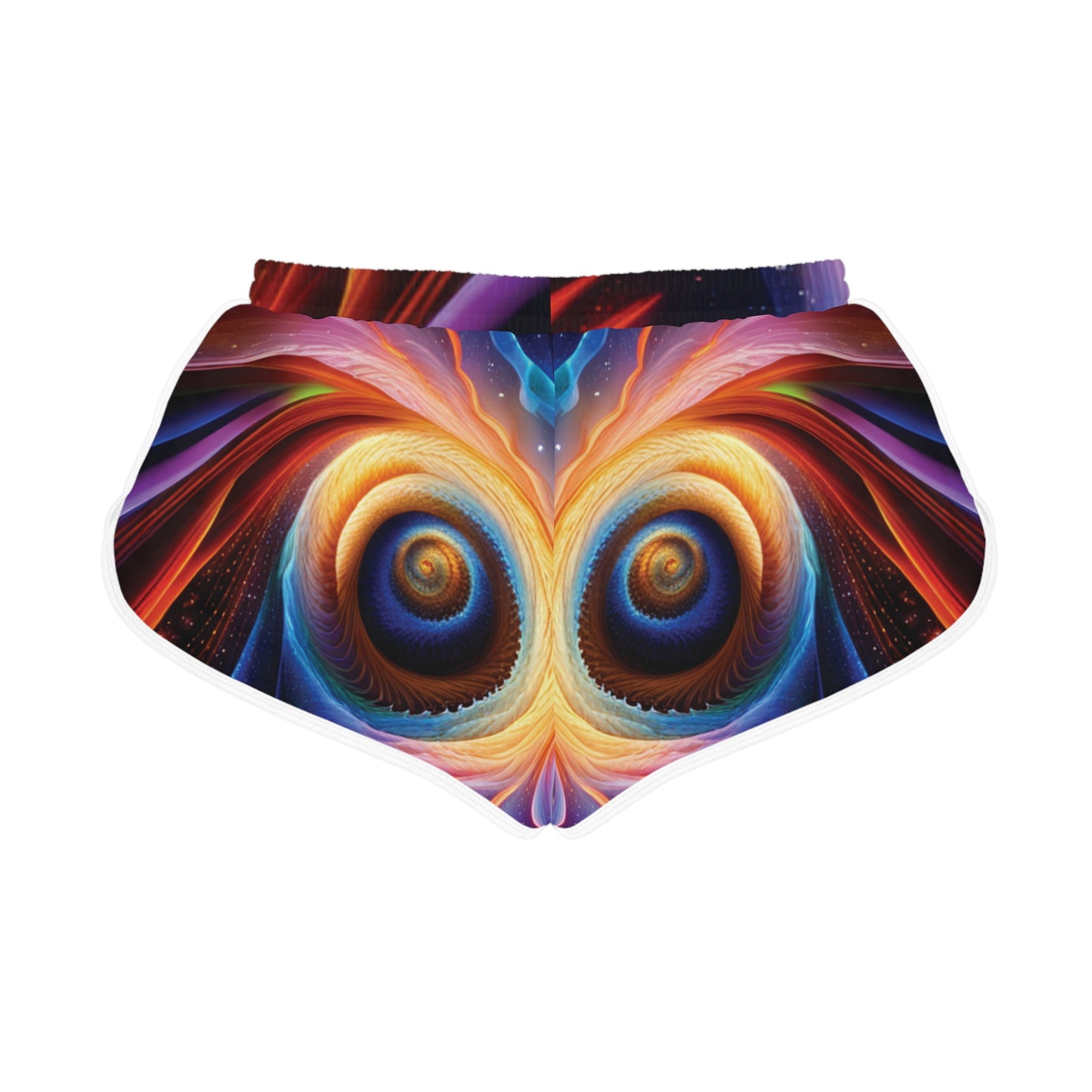 "Cosmic Spiral" Women's Relaxed Shorts (AOP)