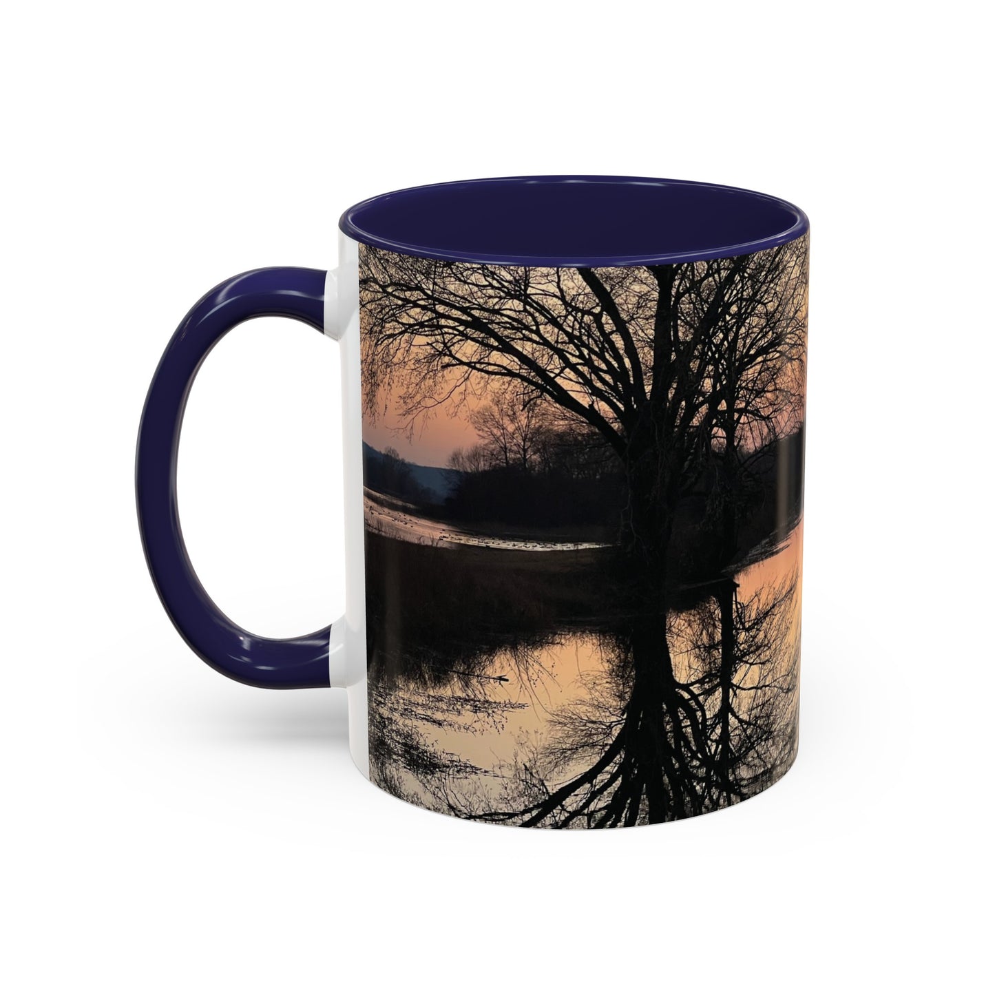 “Reflection At Sunset” Accent Coffee Mug (11, 15oz)