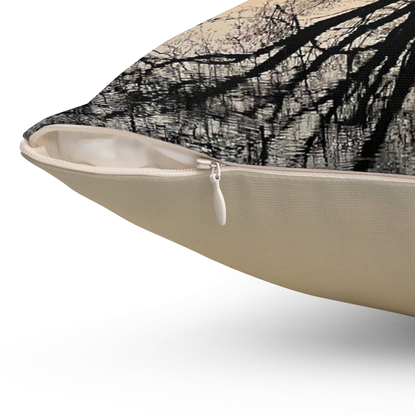 “Reflection At Sunset” Spun Polyester Square Pillow