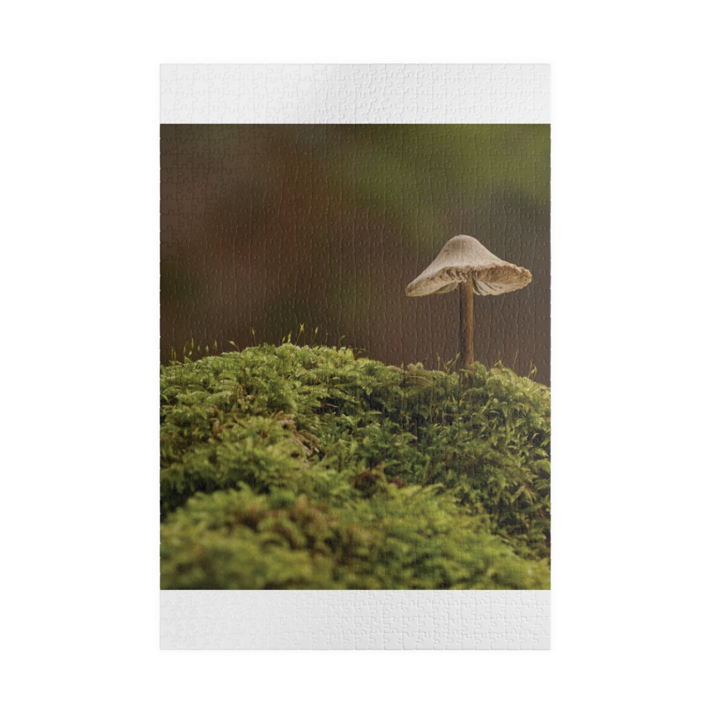 Vertical "Mushroom on Mossy Mound" Puzzle (110, 252, 520, 1014-piece)