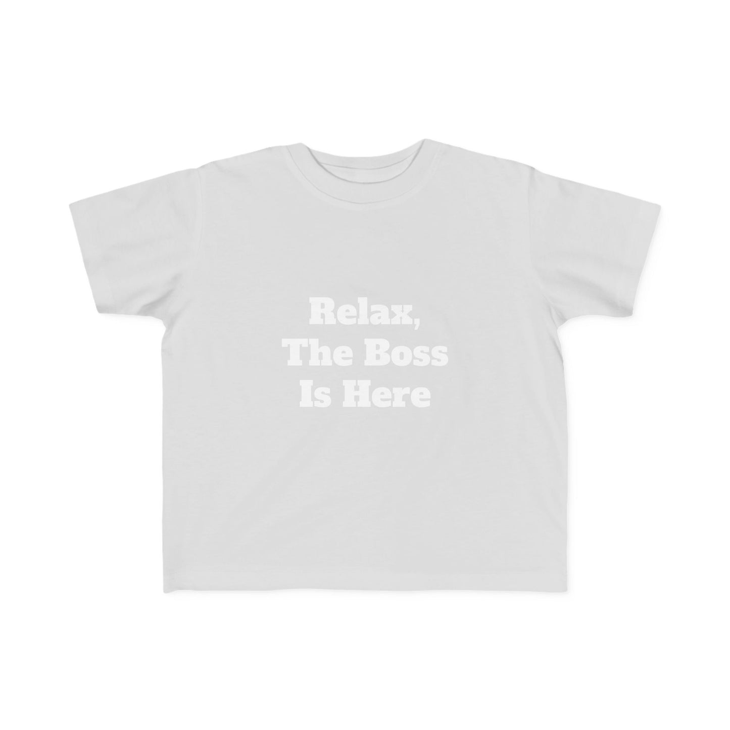 "Relax" Toddler's Fine Jersey Tee w/Logo on Back