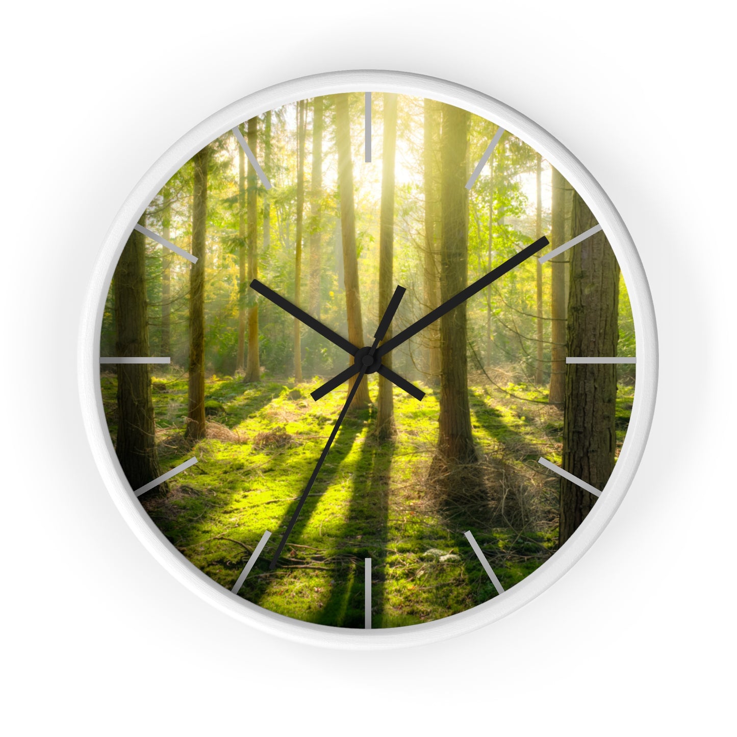 "Mossy Woodland" Wall Clock