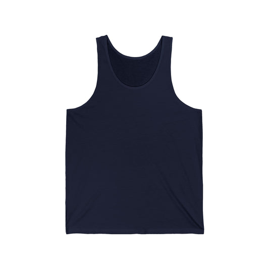 Back Logo Unisex Jersey Tank