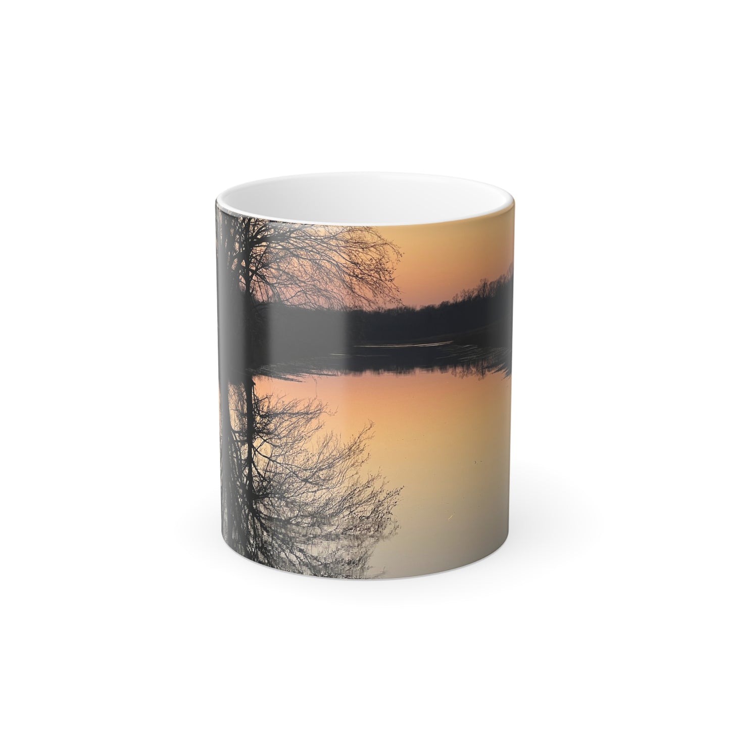 “Reflection At Sunset” Color Morphing Mug, 11oz