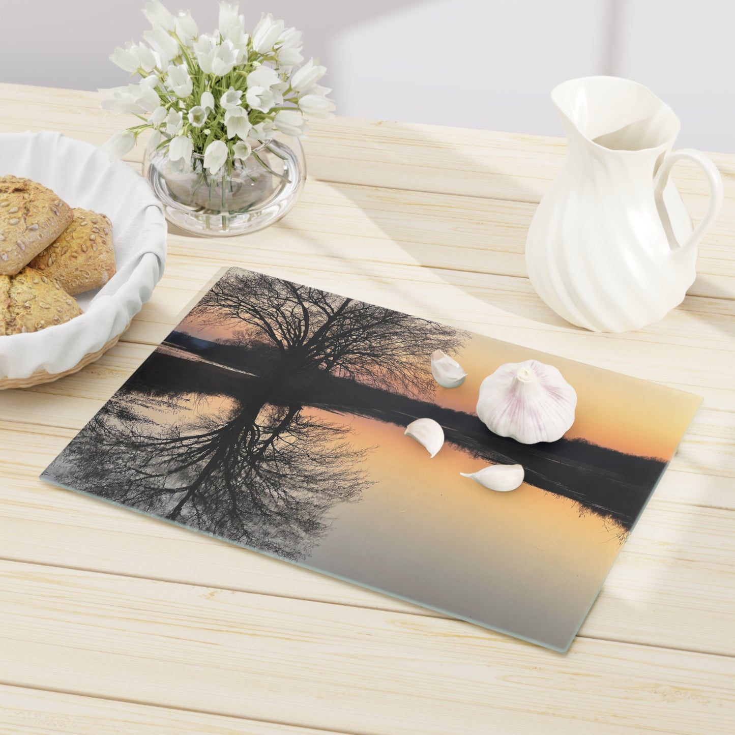 "Reflections At Sunset" Cutting Board