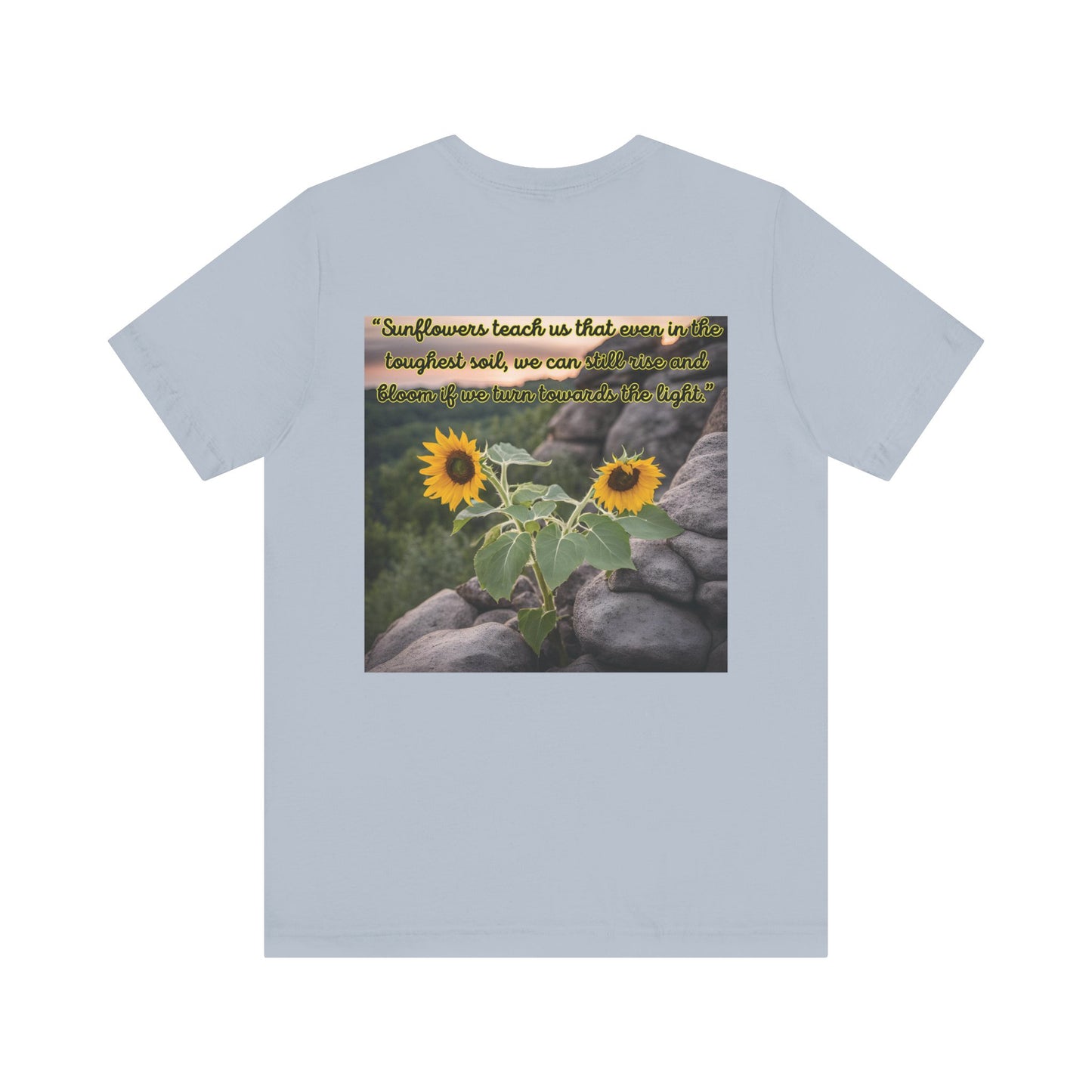 "Sunflower - Rise" Unisex Jersey Short Sleeve Tee 2