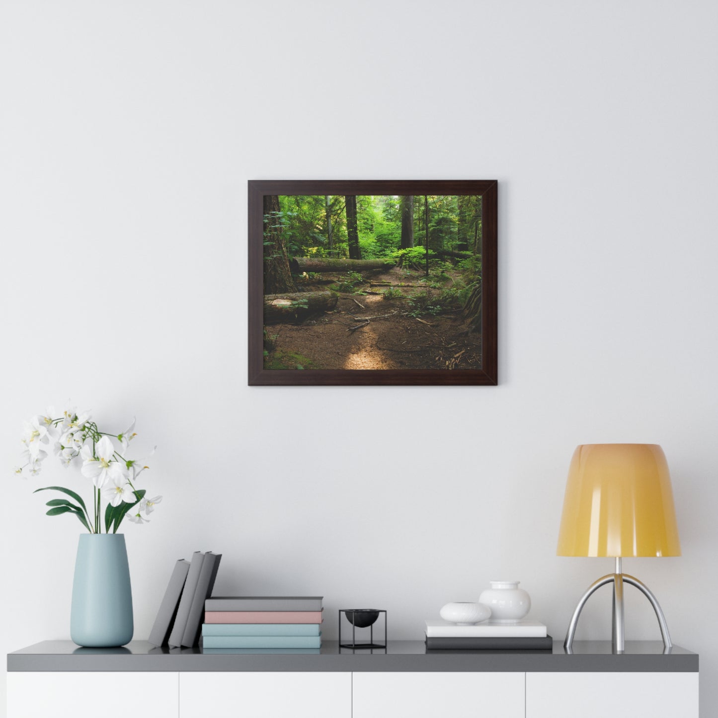 "Fallen Tree" Framed Horizontal Poster