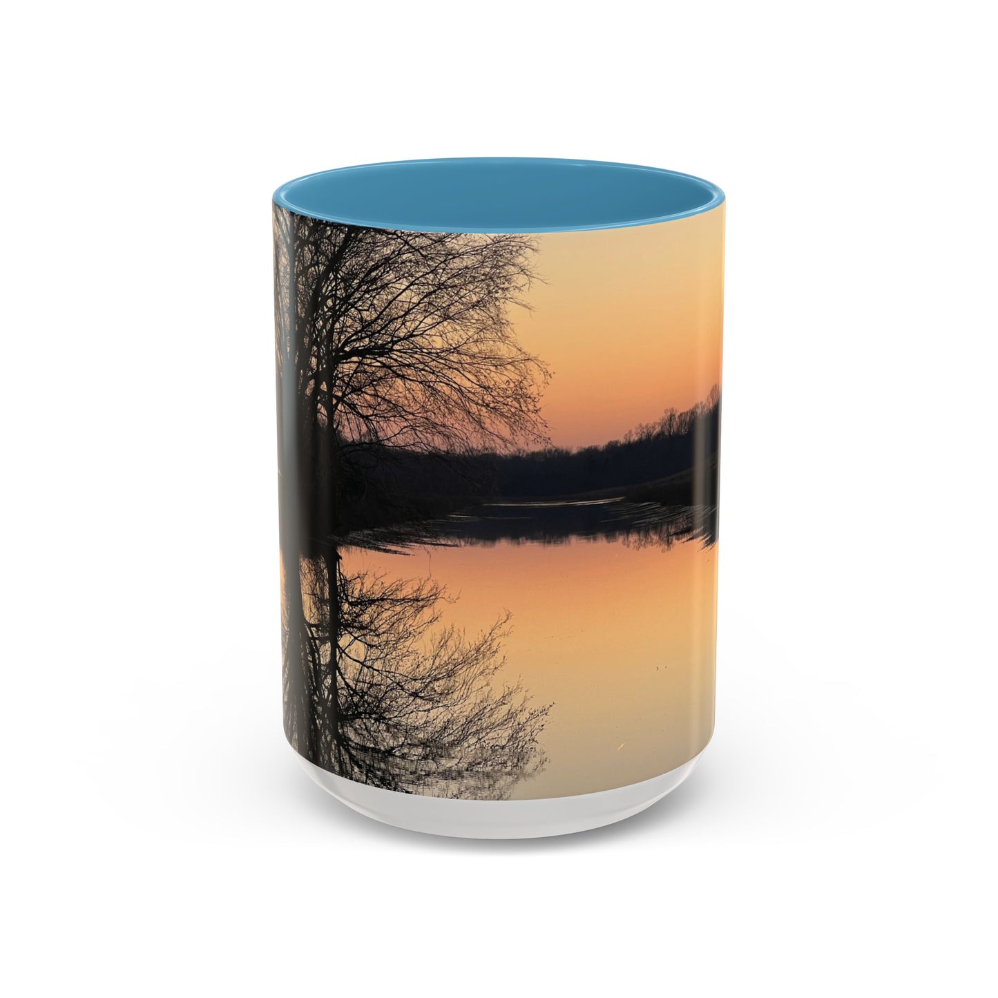 “Reflection At Sunset” Accent Coffee Mug (11, 15oz)