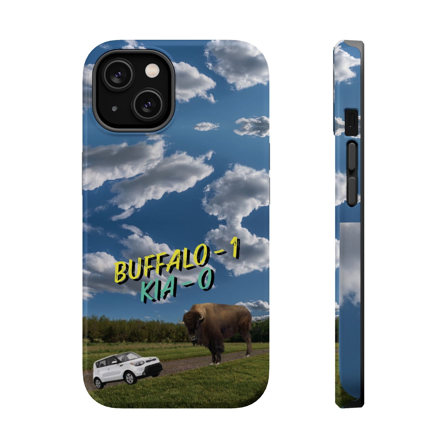 "Buffalo vs Kia" Magnetic Tough Cases