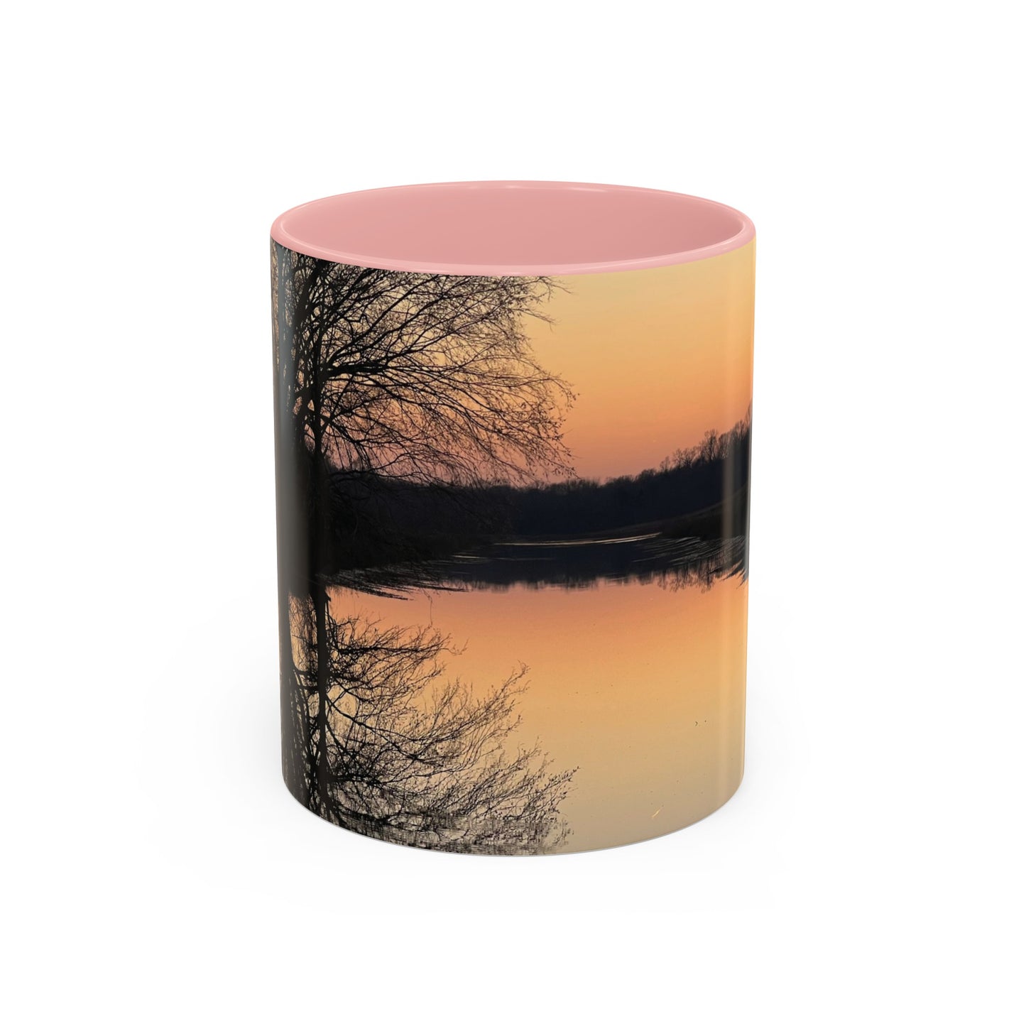 “Reflection At Sunset” Accent Coffee Mug (11, 15oz)