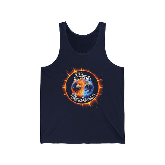 Front Logo, Unisex Jersey Tank