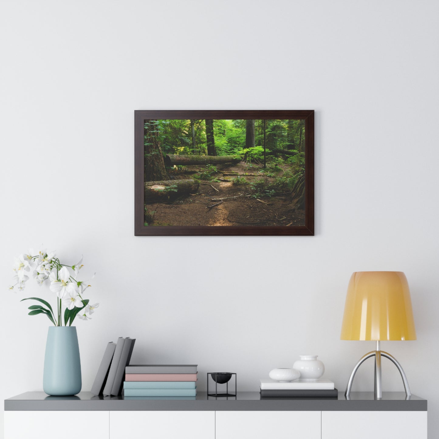 "Fallen Tree" Framed Horizontal Poster