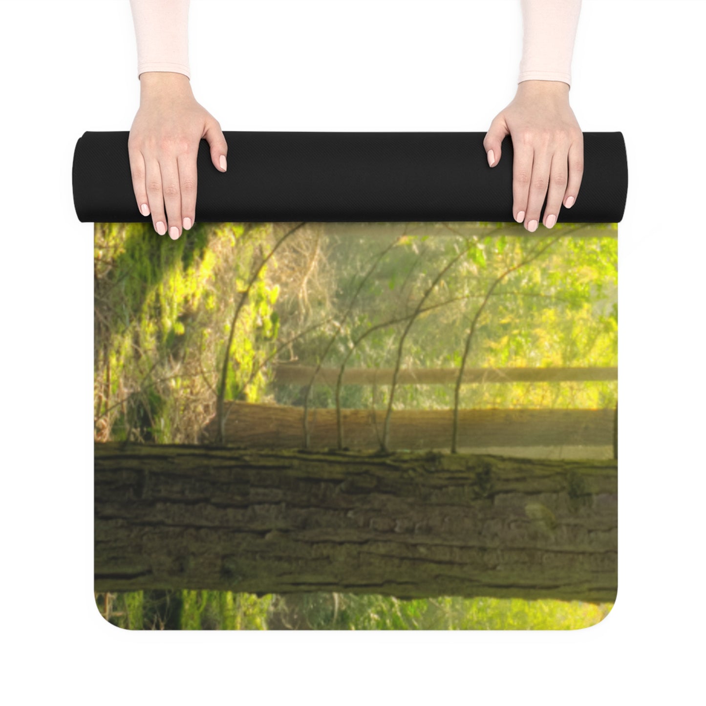 "Mossy Woodland" Rubber Yoga Mat