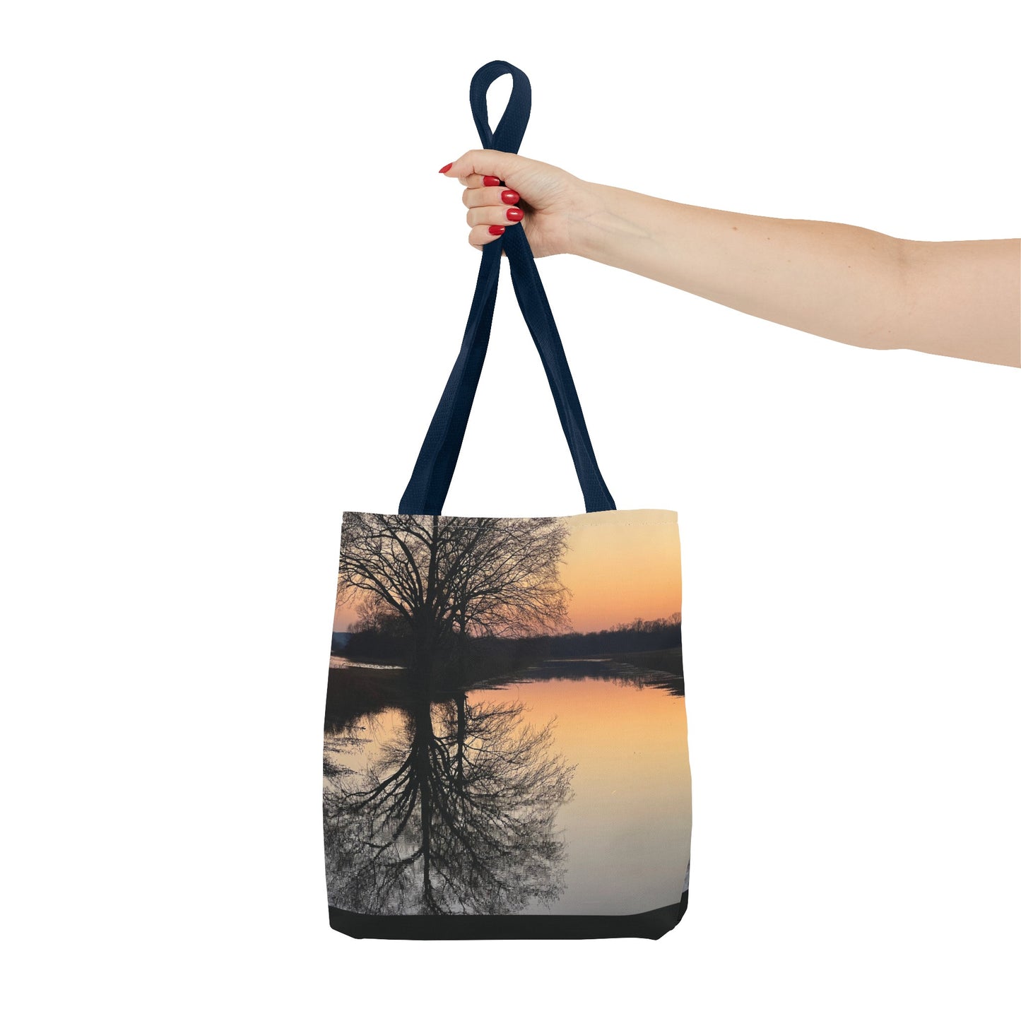 “Reflection At Sunset” Tote Bag (AOP)