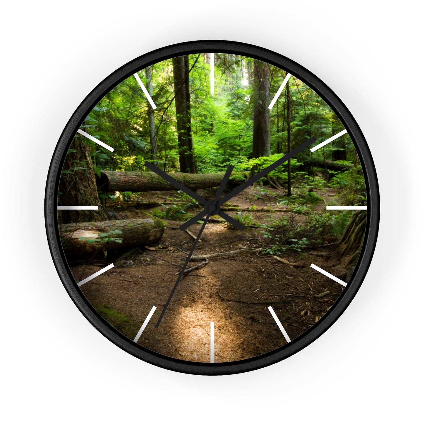 "Fallen Tree" Wall Clock