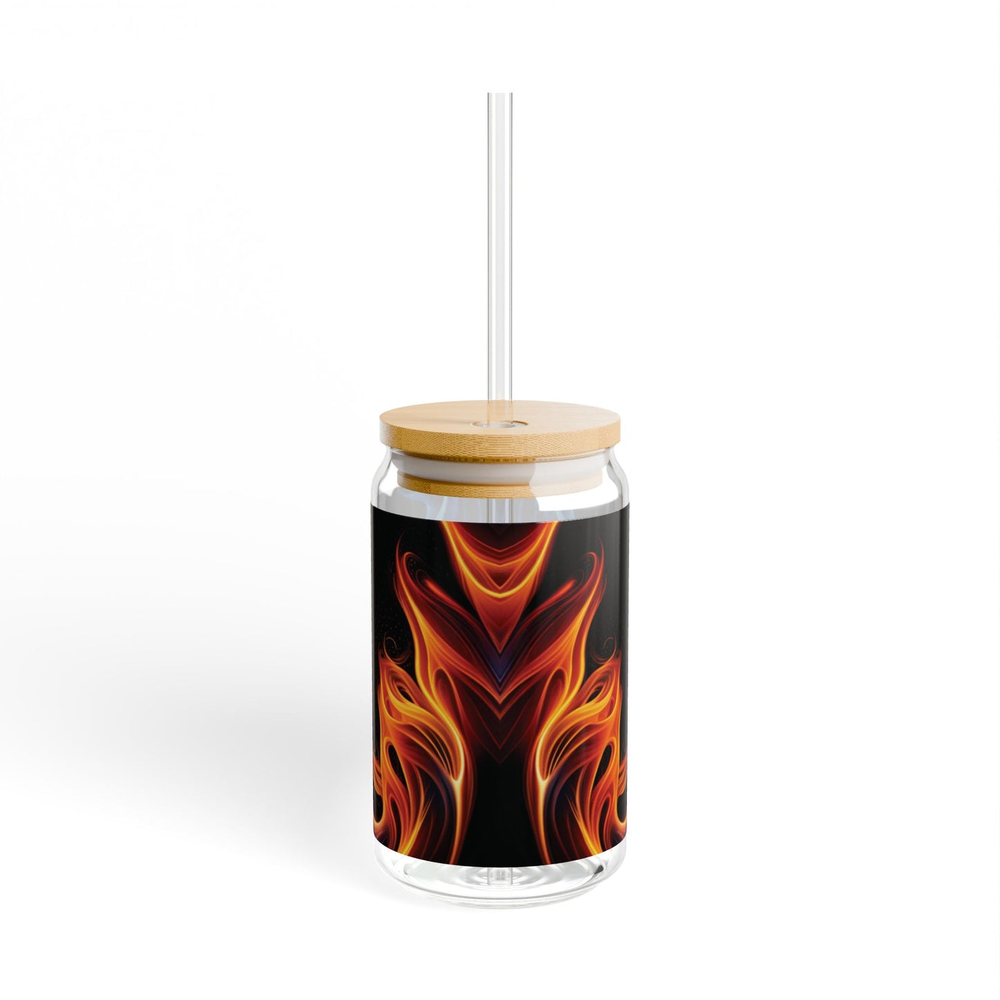 "Dancing Flames" Sipper Glass, 16oz