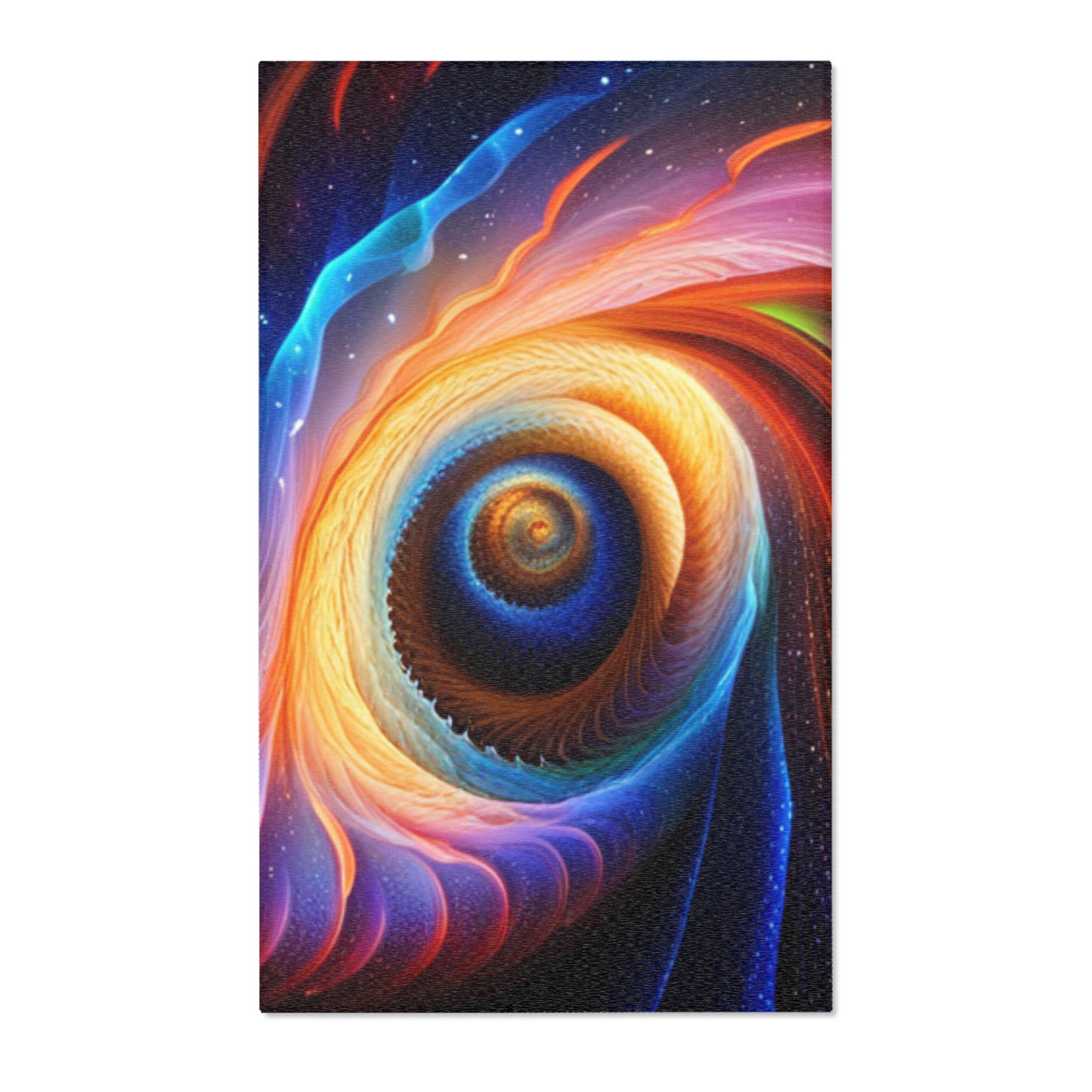 "Cosmic Spiral" Area Rugs