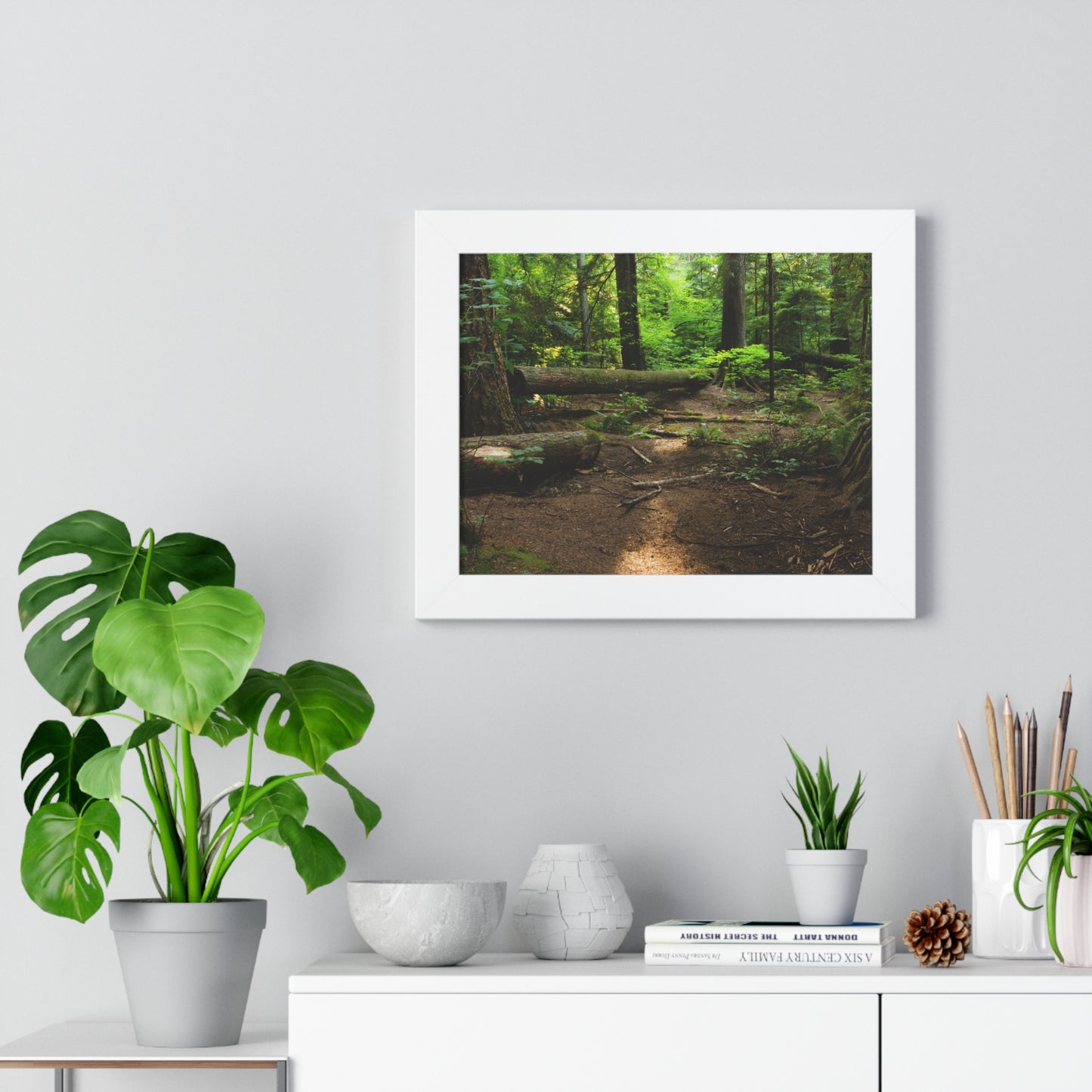 "Fallen Tree" Framed Horizontal Poster