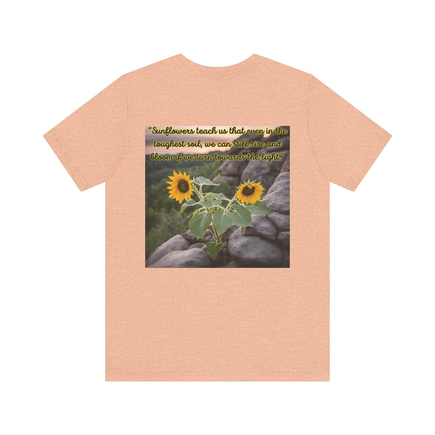 "Sunflower - Rise" Unisex Jersey Short Sleeve Tee 3