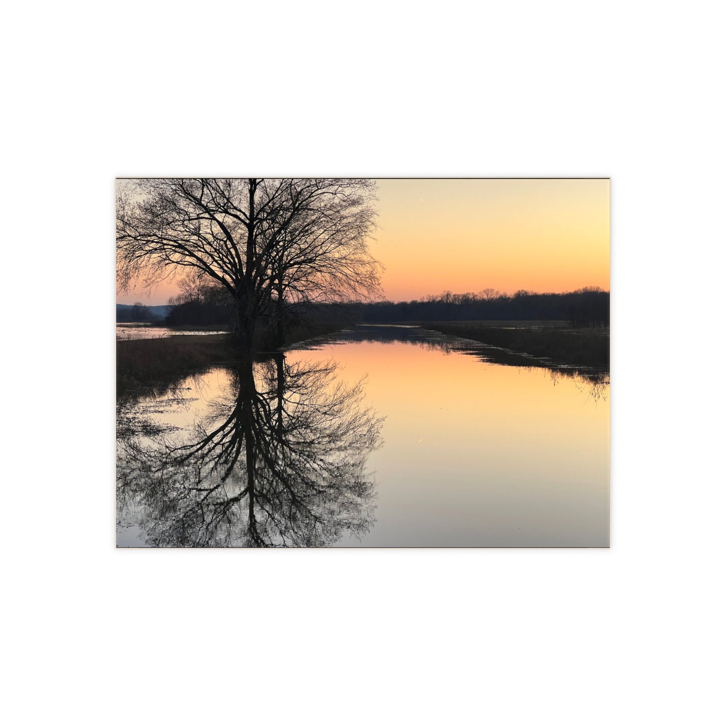 “Reflection At Sunset” Ceramic Photo Tile