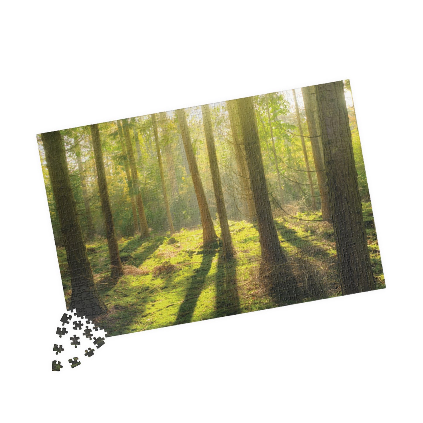 Horizontal "Mossy Woodland" Puzzle (110, 252, 520, 1014-piece)