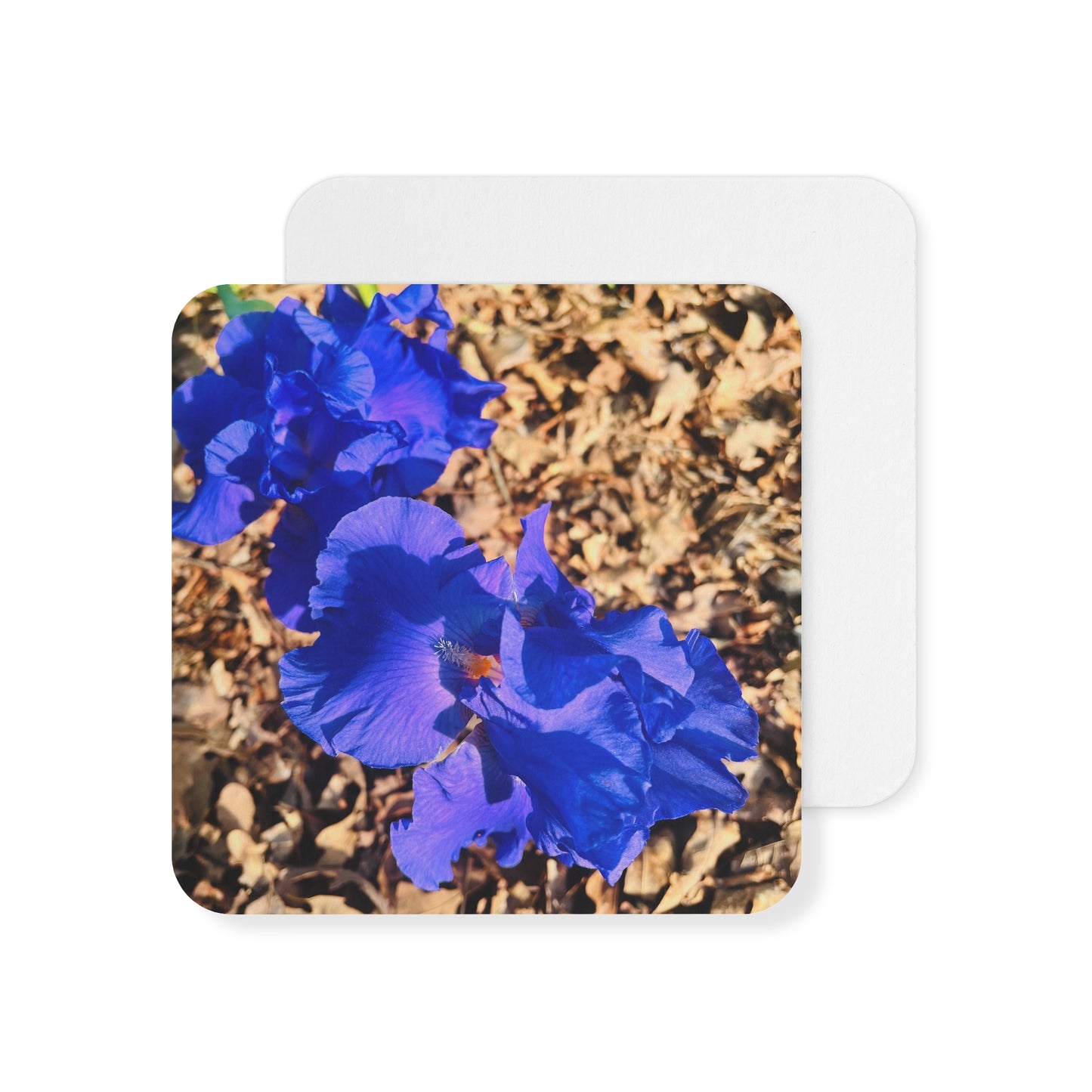 "Blue Flowers" Coasters (50, 100 pcs)