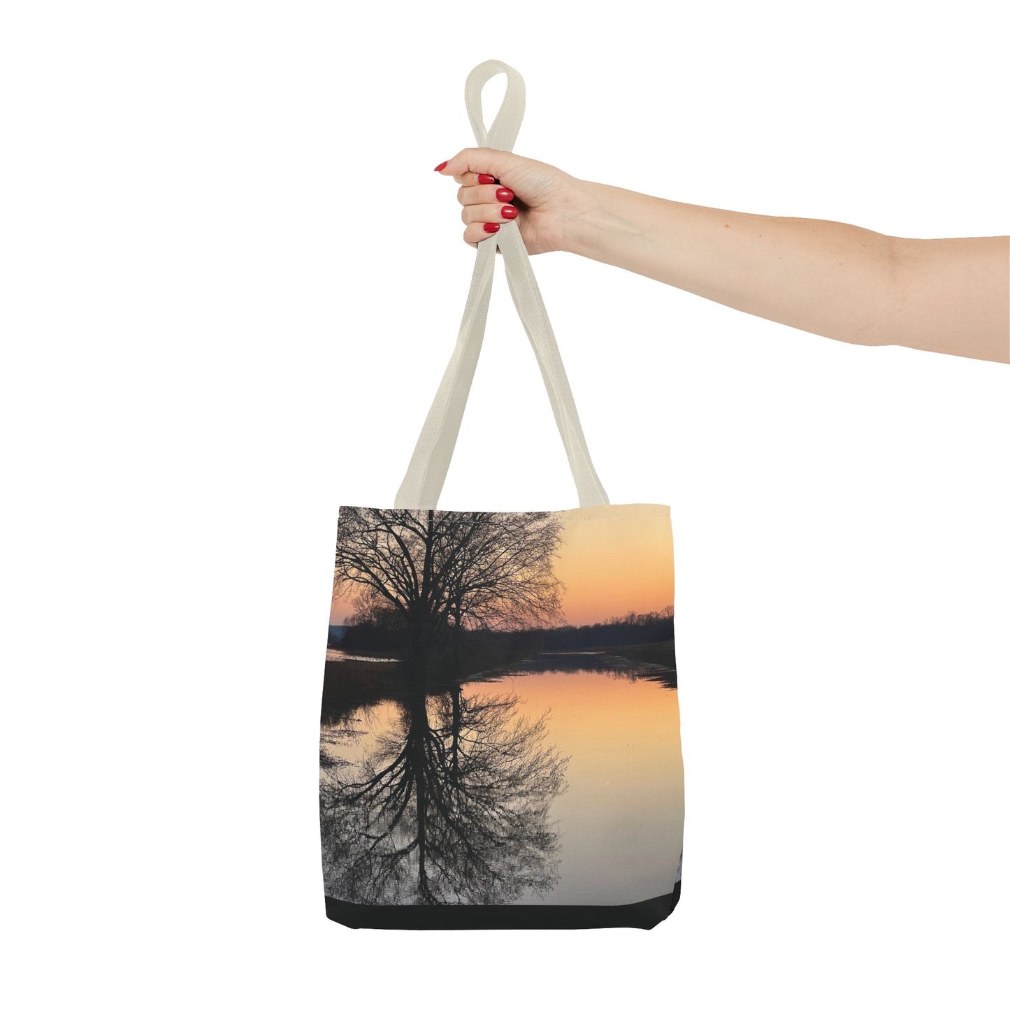 “Reflection At Sunset” Tote Bag (AOP)