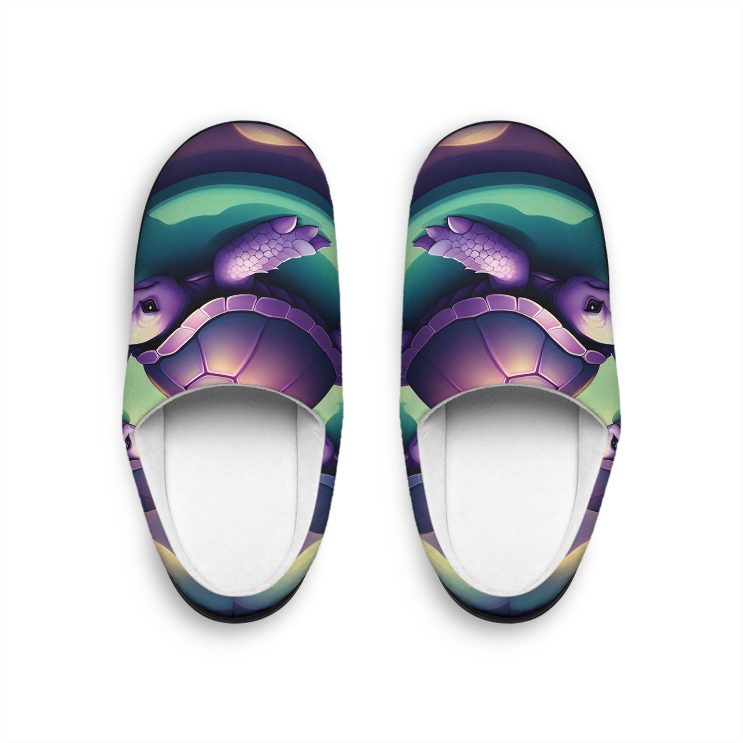 "Purple Turtle" Women's Indoor Slippers