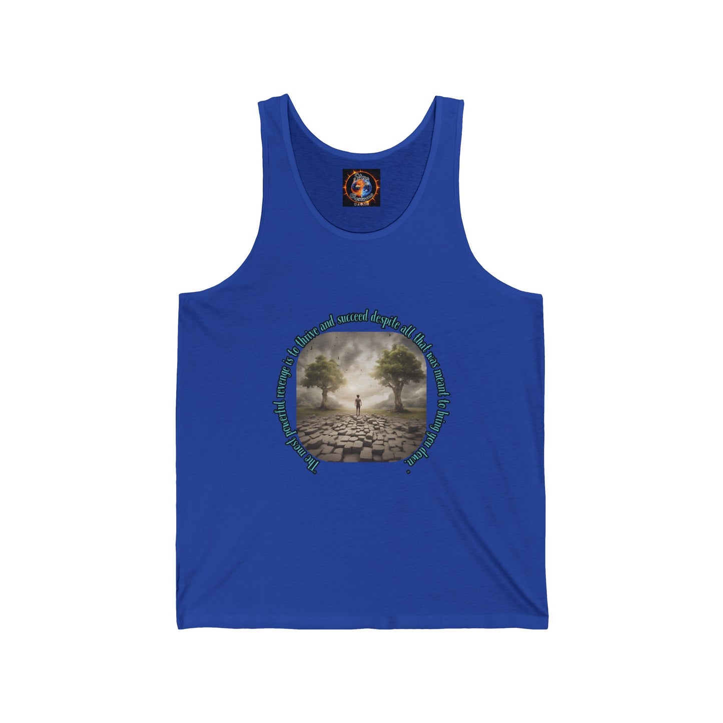 "The Best Revenge" Unisex Jersey Tank